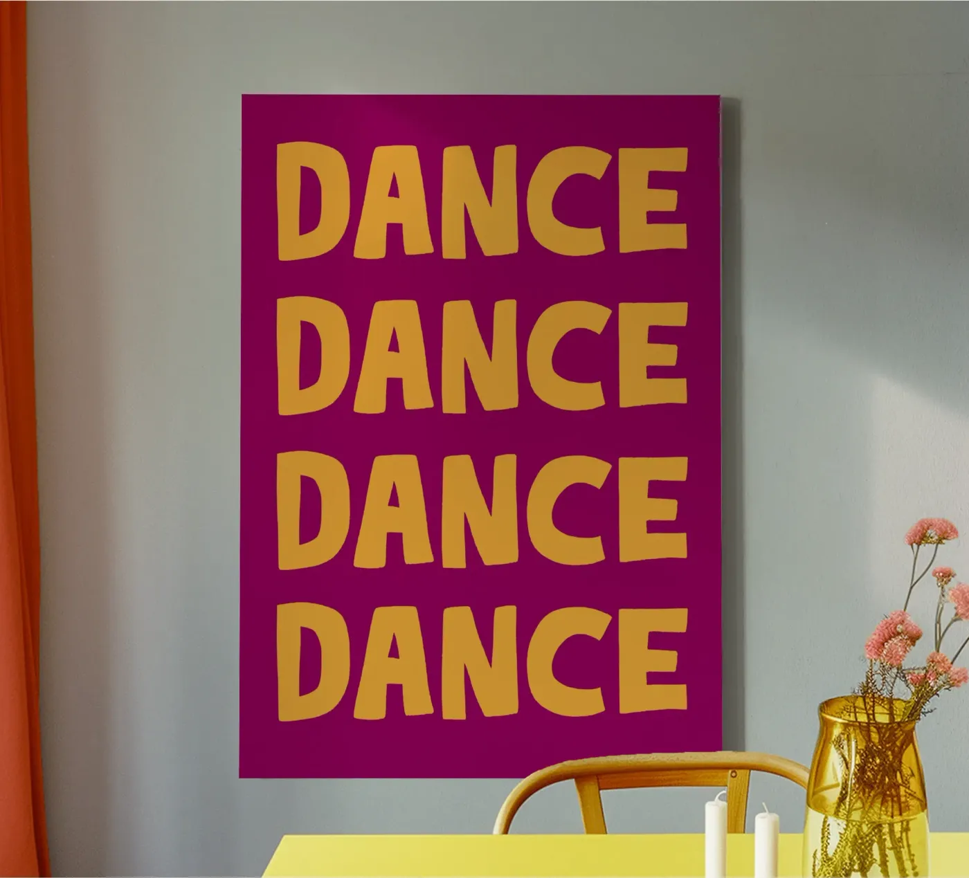 Dance tela da PinkCandyWalls