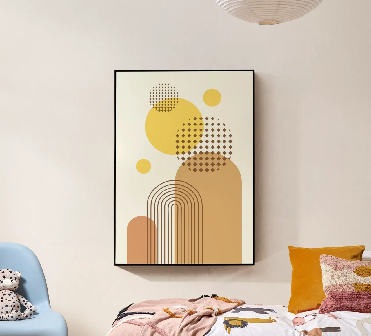 Abstract Geometric Bohemian plexiglass da PinkCandyWalls