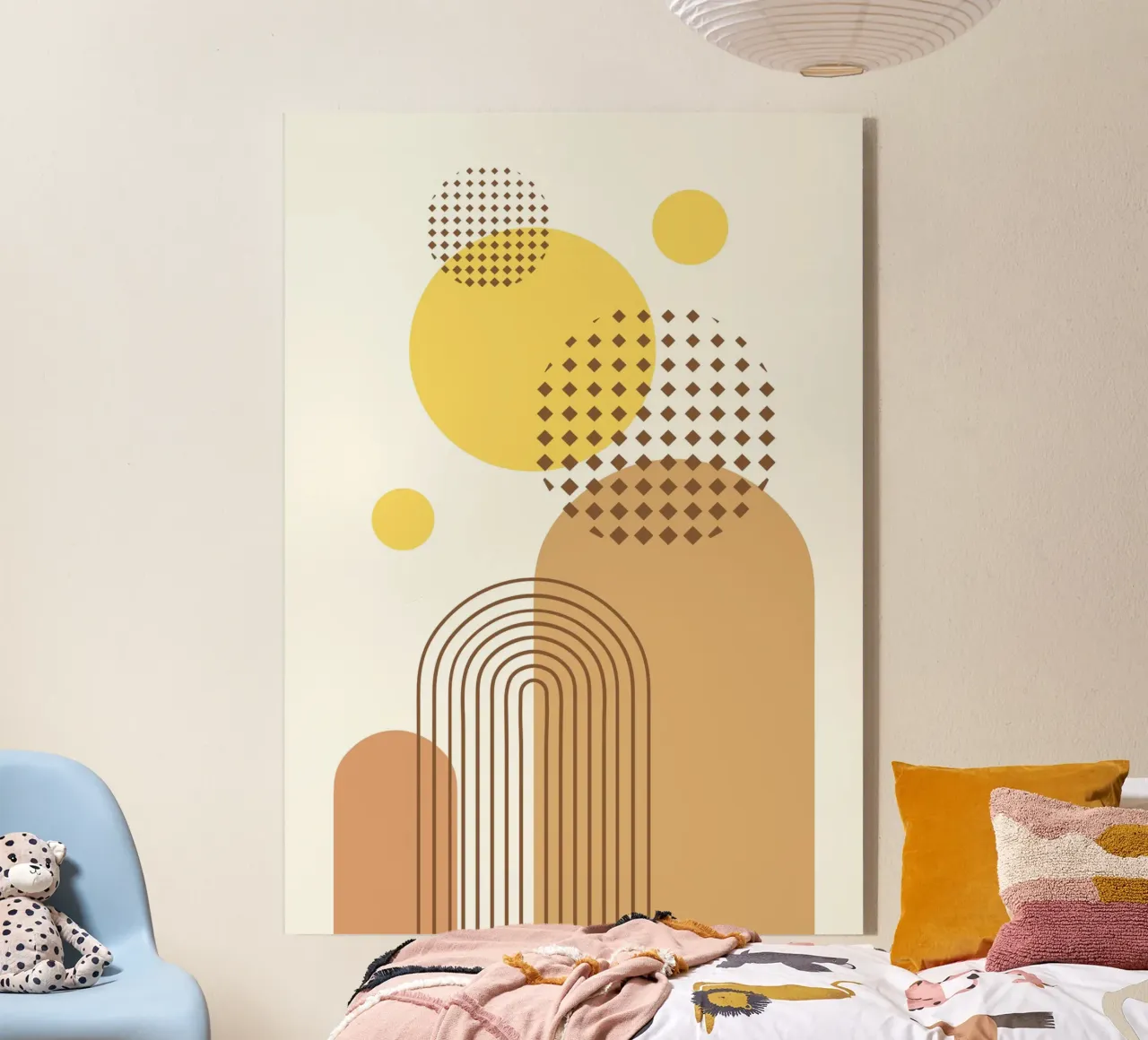 Abstract Geometric Bohemian plexiglass da PinkCandyWalls