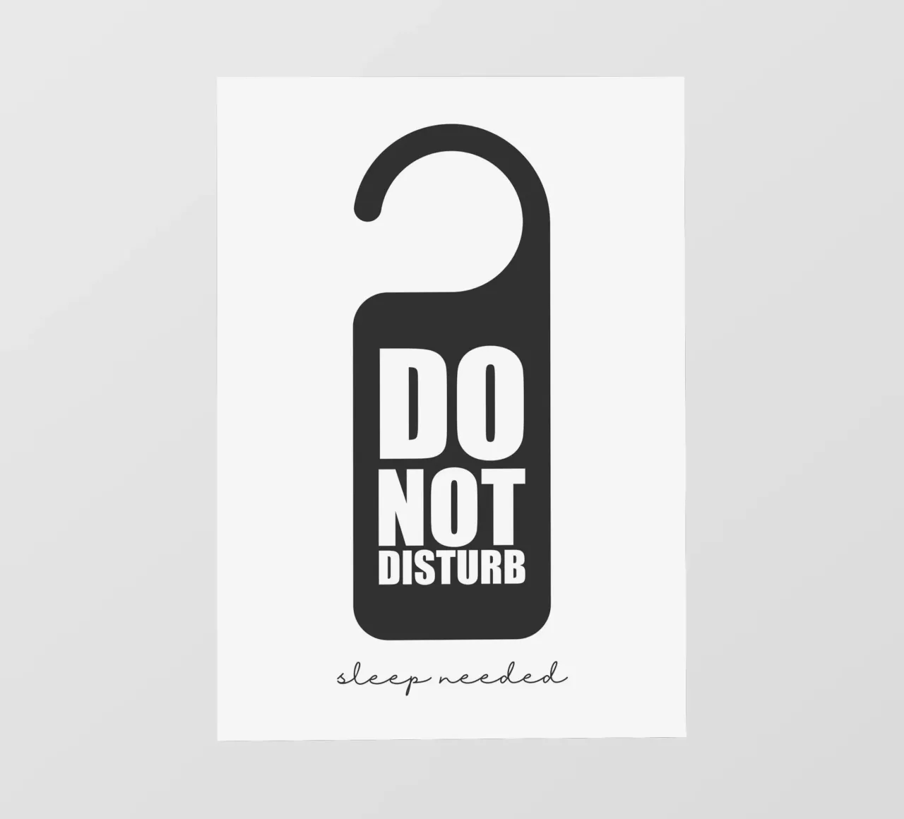 Do not disturb telo in pvc da PinkCandyWalls