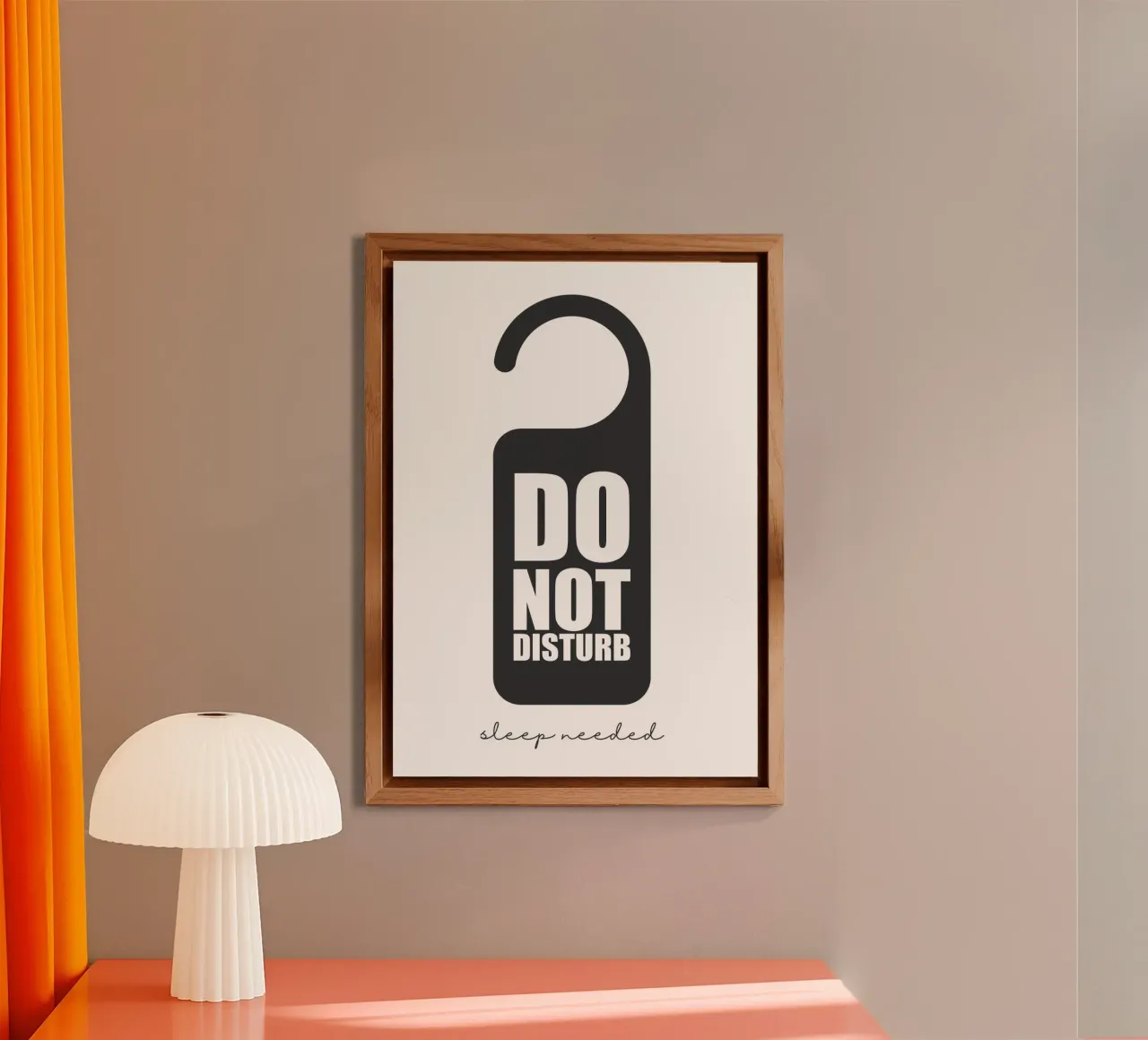 Do not disturb alluminio dibond da PinkCandyWalls