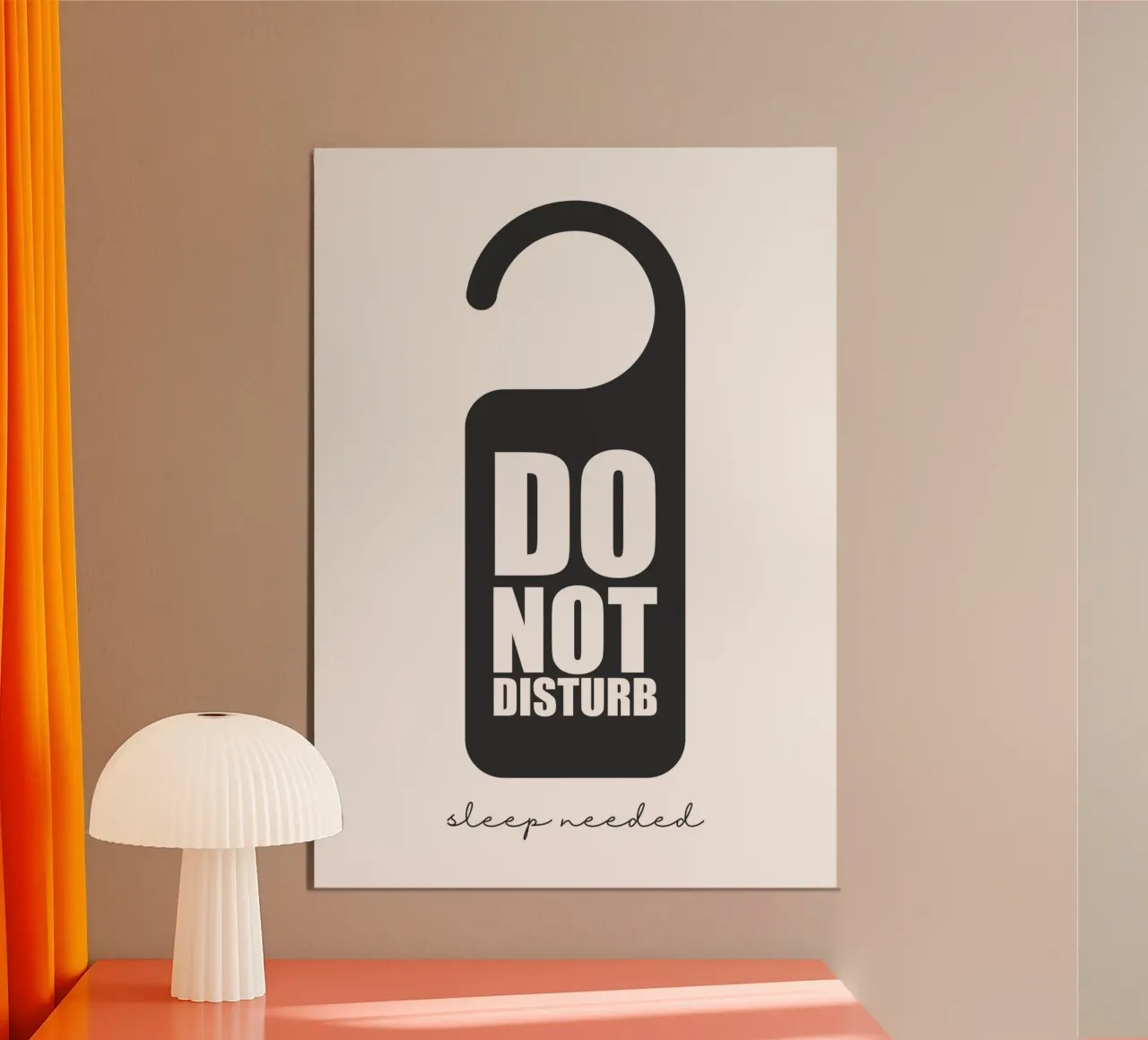 Do not disturb carta hahnemühle da PinkCandyWalls