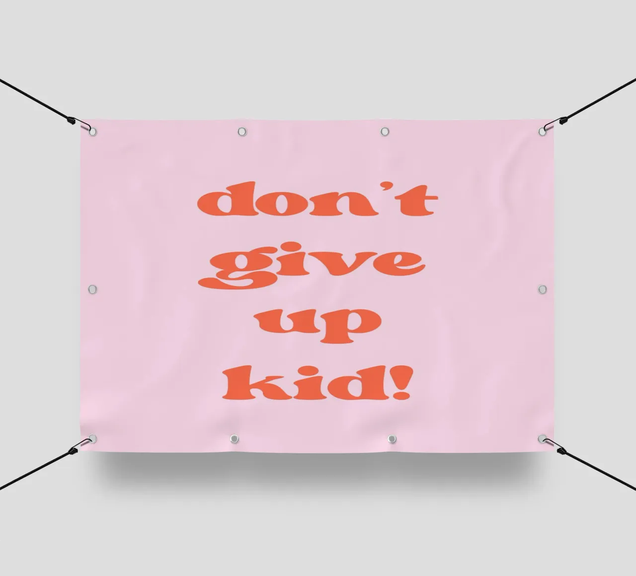 Don't give up kid telo in pvc da PinkCandyWalls