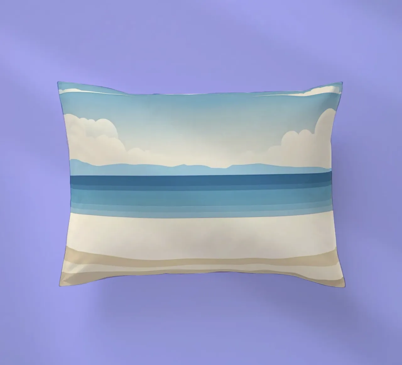 Linea dell'orizzonte semplice cuscino da LIFESTYLE OBJECTS