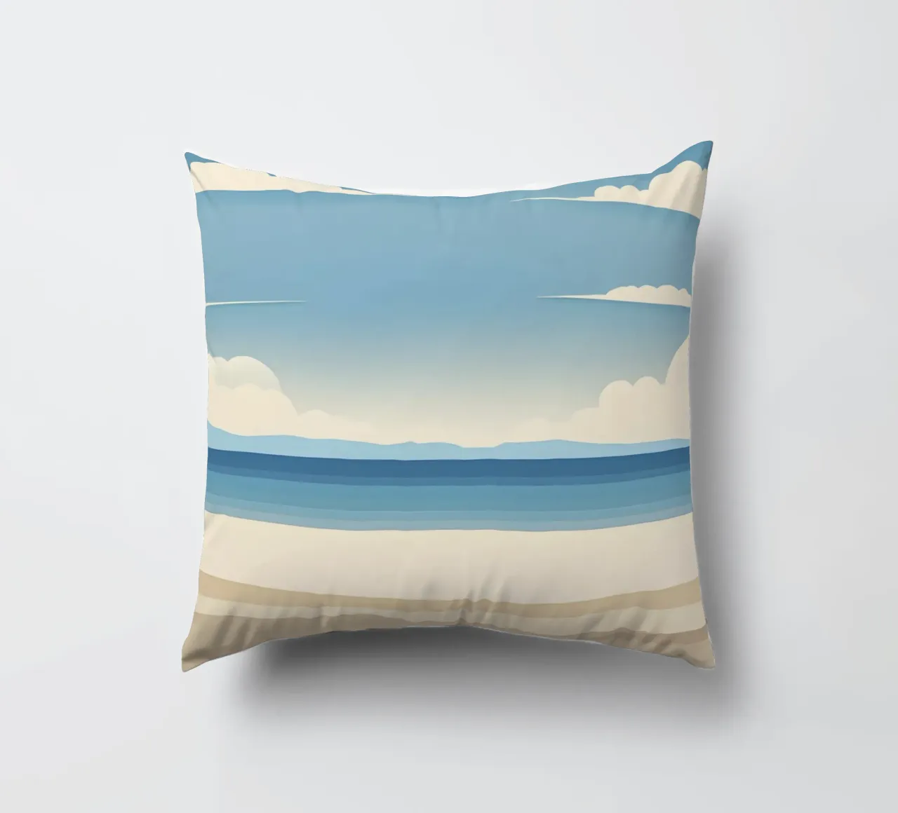 Linea dell'orizzonte semplice cuscino da LIFESTYLE OBJECTS
