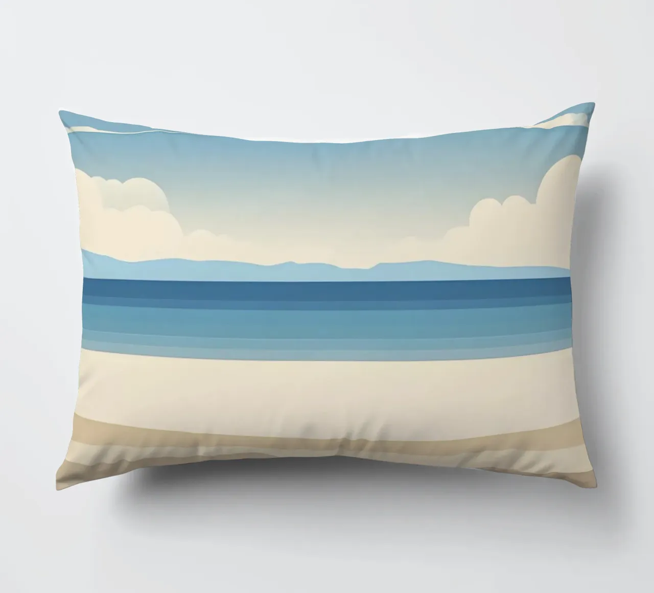 Linea dell'orizzonte semplice cuscino da LIFESTYLE OBJECTS