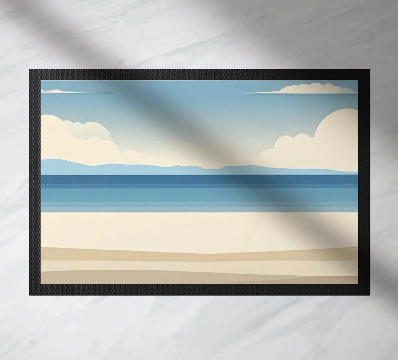 Linea dell'orizzonte semplice zerbino da LIFESTYLE OBJECTS