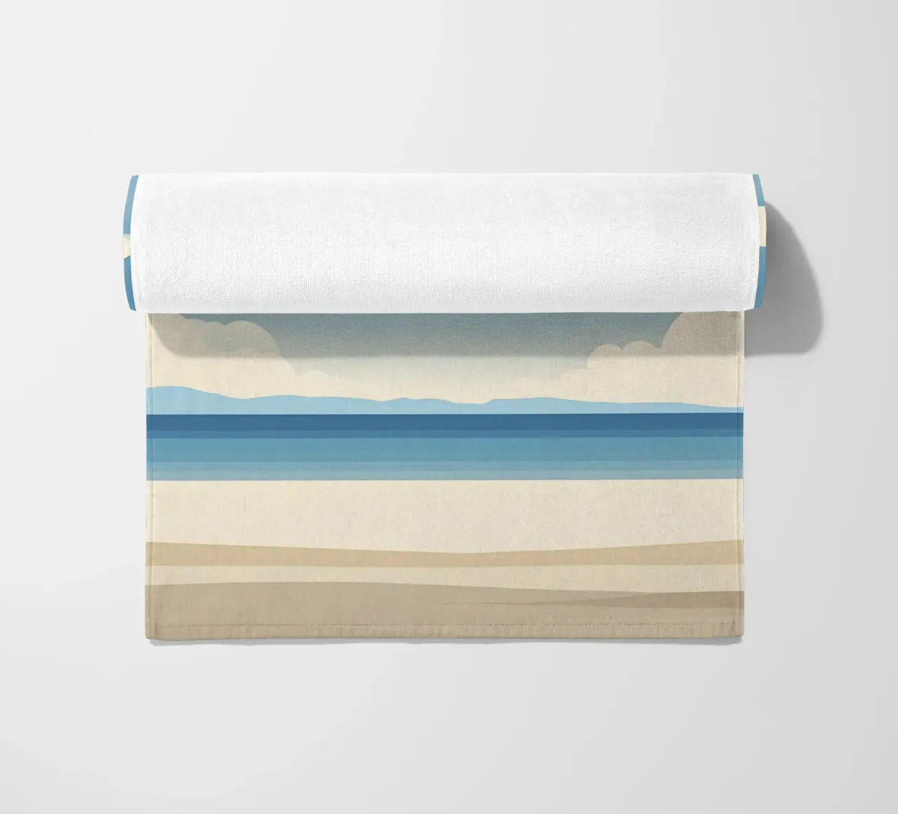 Linea dell'orizzonte semplice telo mare da LIFESTYLE OBJECTS
