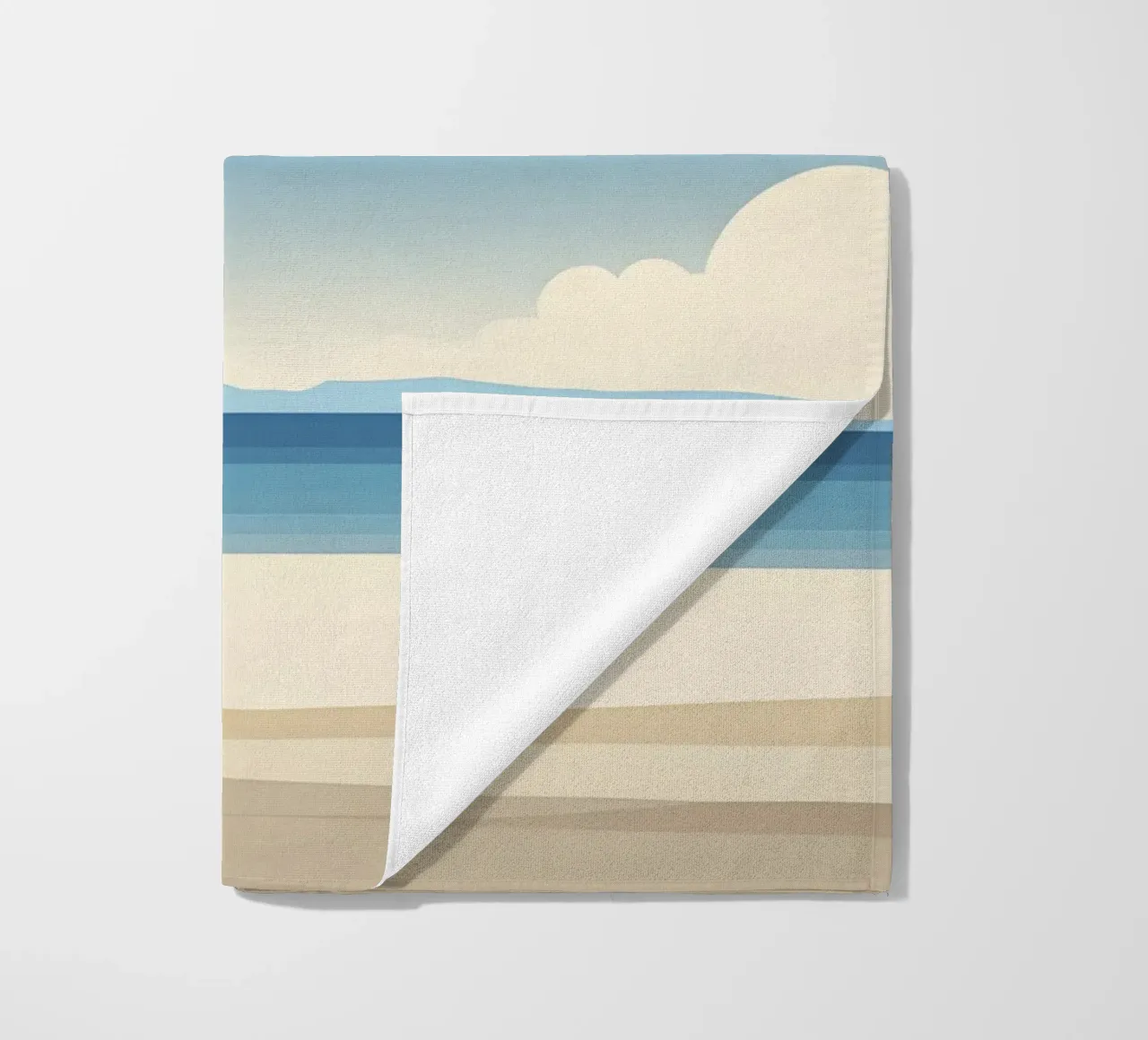 Linea dell'orizzonte semplice telo mare da LIFESTYLE OBJECTS