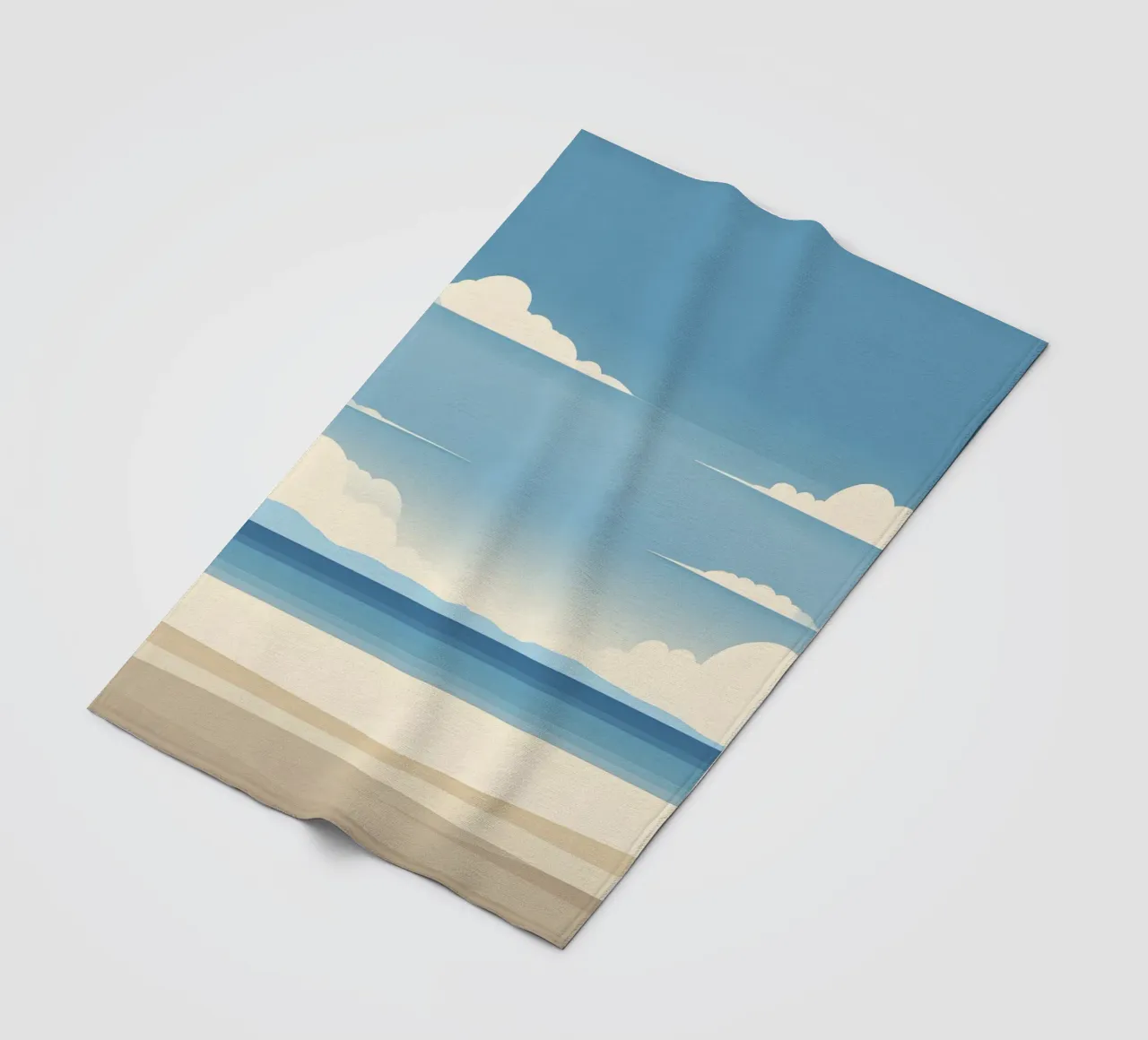 Linea dell'orizzonte semplice coperta in pile da LIFESTYLE OBJECTS