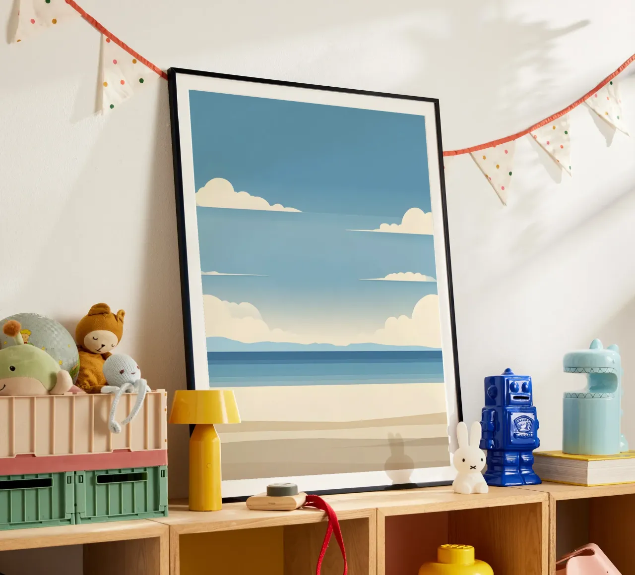 Linea dell'orizzonte semplice carta hahnemühle da LIFESTYLE OBJECTS