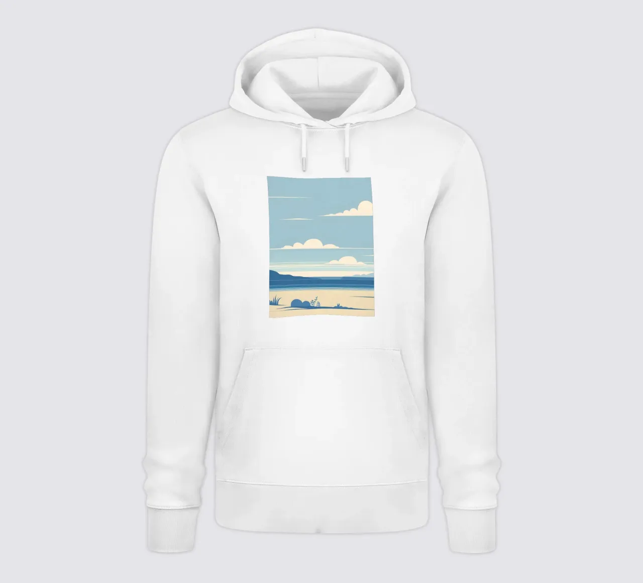 Linea dell'orizzonte semplice felpa con cappuccio da LIFESTYLE OBJECTS