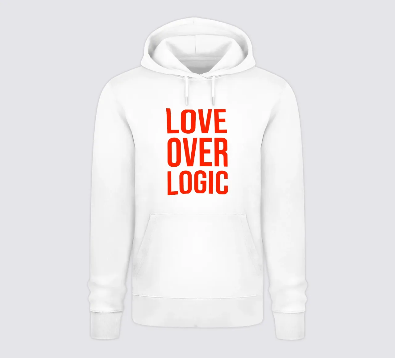 OVER Series- bold letters, brave values (5 colors) felpa con cappuccio da OVER SERIES