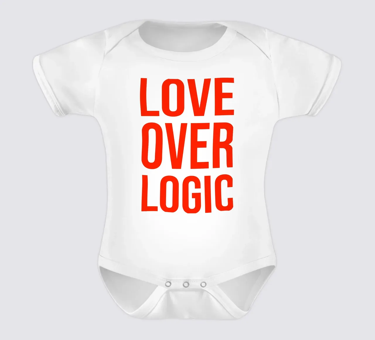 OVER Series- bold letters, brave values (5 colors) body neonato maniche corte da OVER SERIES