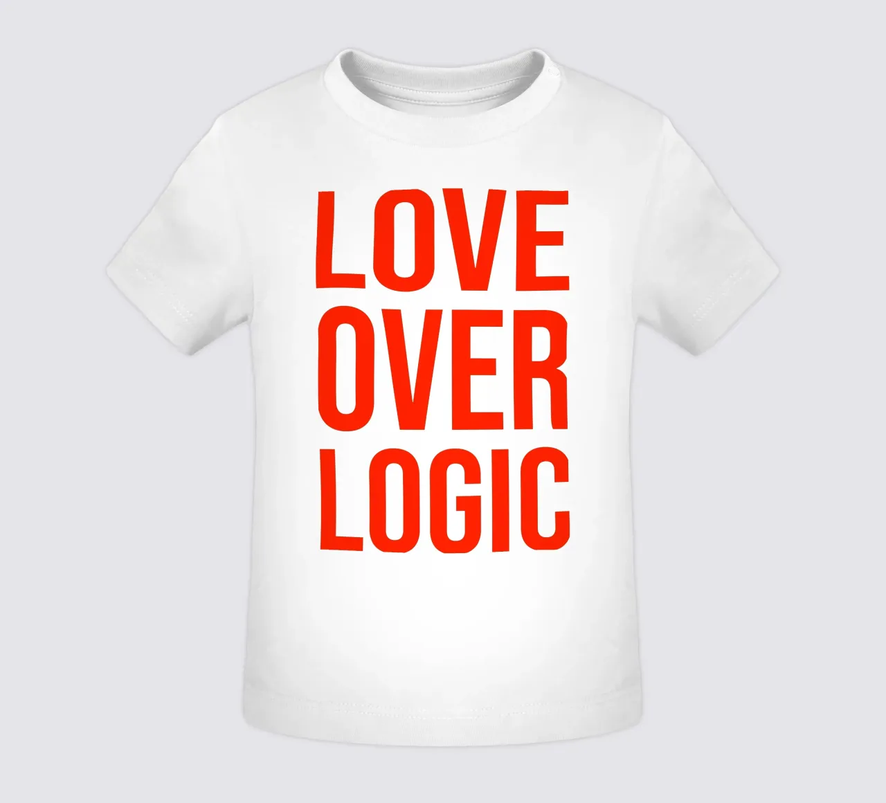 OVER Series- bold letters, brave values (5 colors) maglietta neonato da OVER SERIES