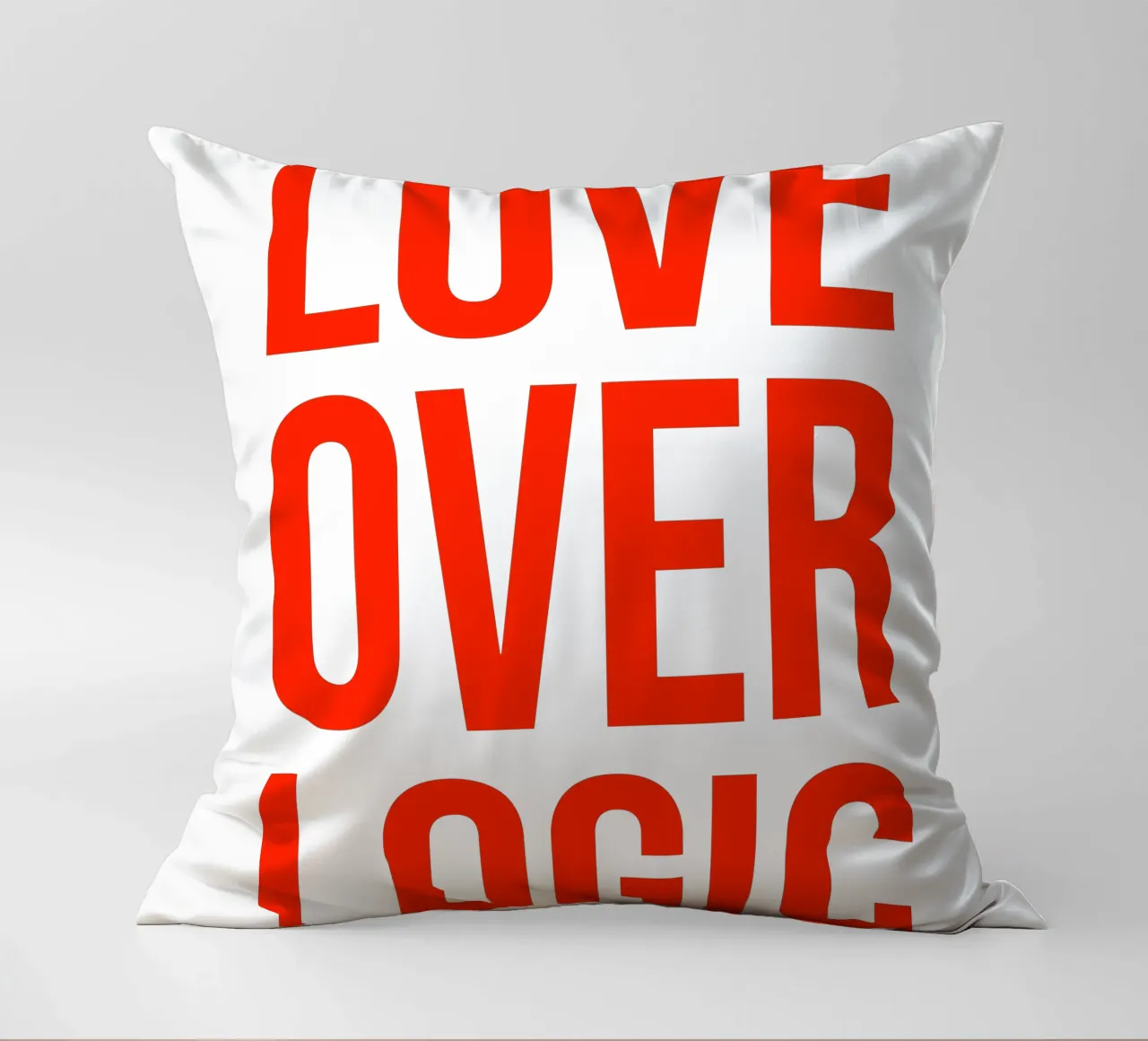 OVER Series- bold letters, brave values (5 colors) cuscino da OVER SERIES