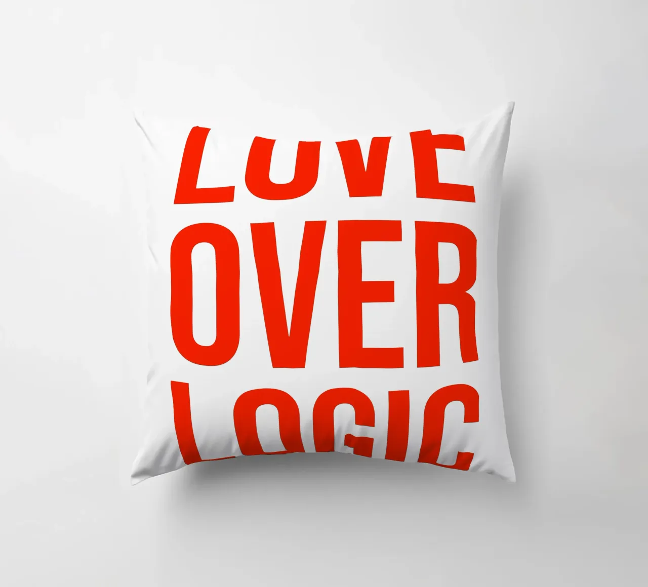 OVER Series- bold letters, brave values (5 colors) cuscino da OVER SERIES