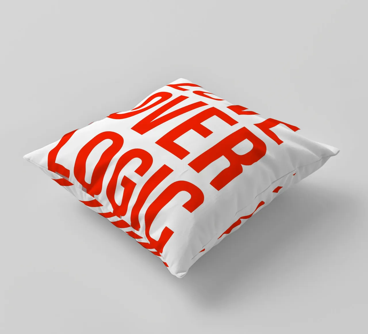 OVER Series- bold letters, brave values (5 colors) cuscino da OVER SERIES