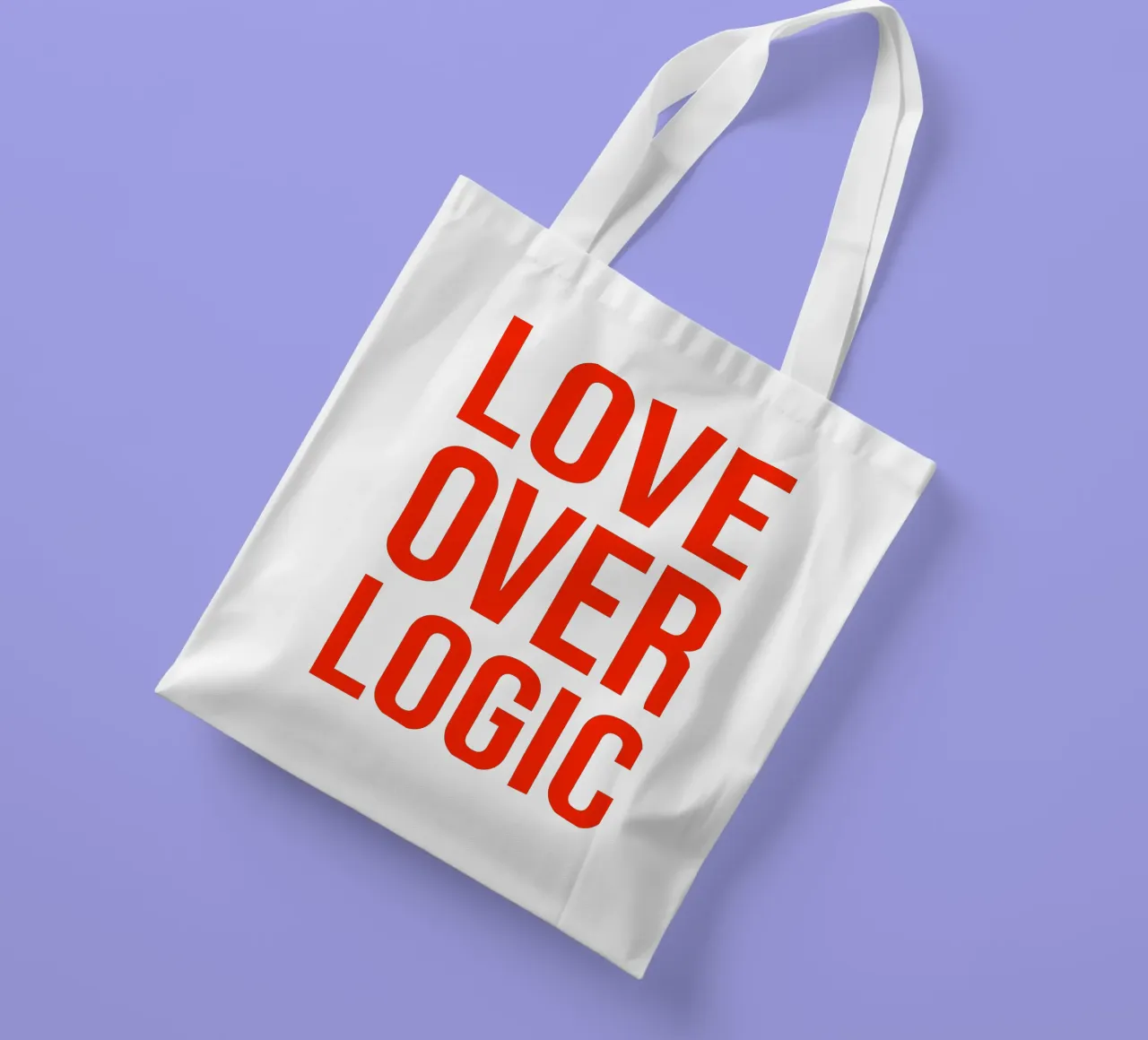 OVER Series- bold letters, brave values (5 colors) borsa in juta da OVER SERIES