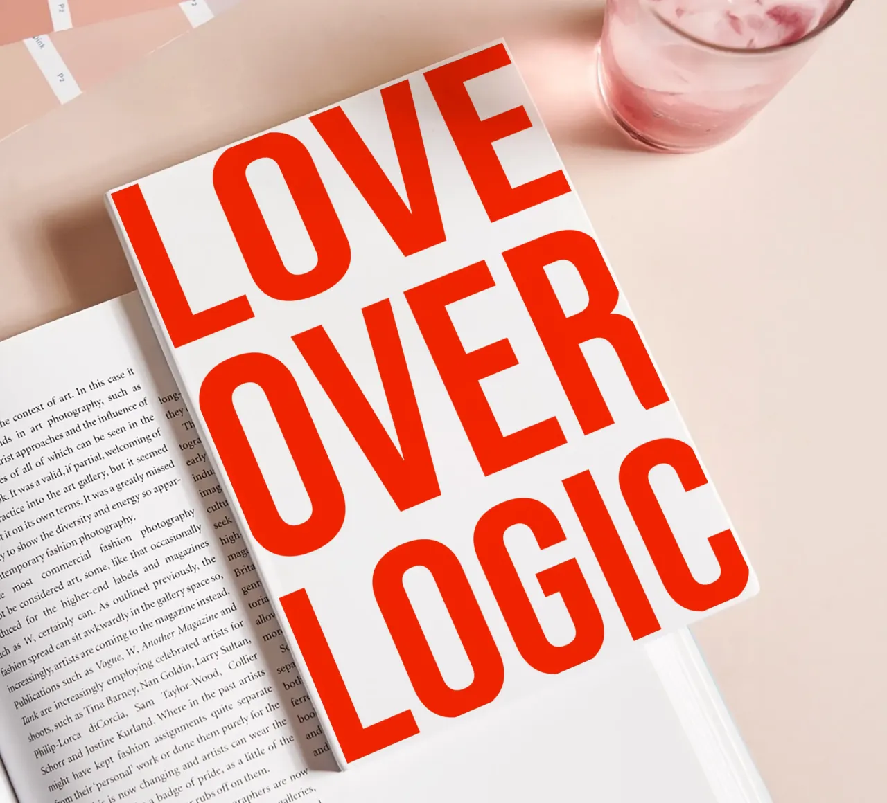OVER Series- bold letters, brave values (5 colors) notebook by OVER SERIES