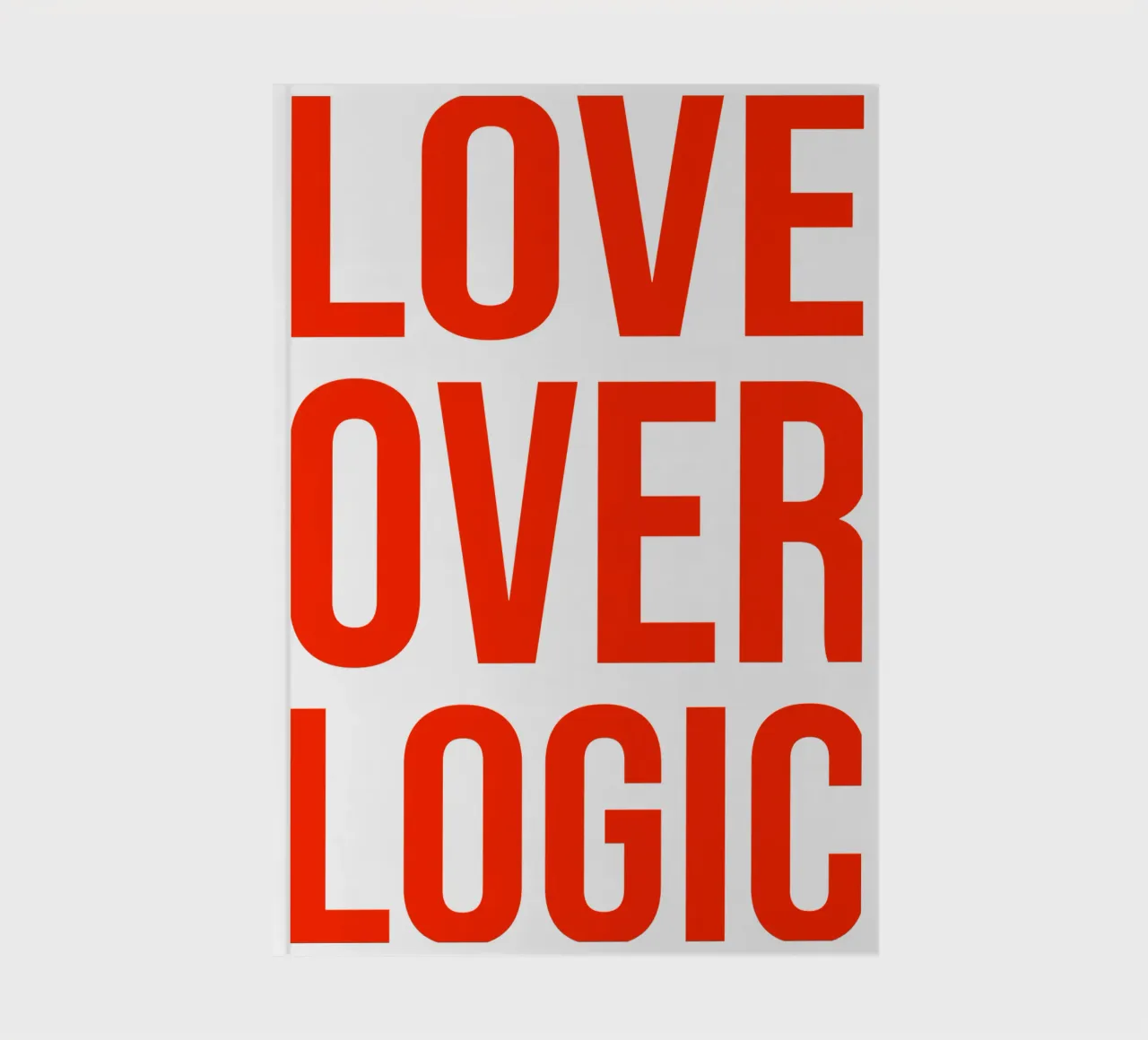 OVER Series- bold letters, brave values (5 colors) notebook by OVER SERIES