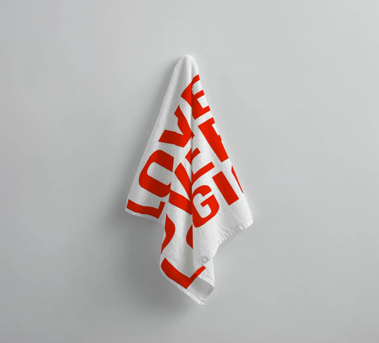 OVER Series- bold letters, brave values (5 colors) asciugamano da bagno da OVER SERIES