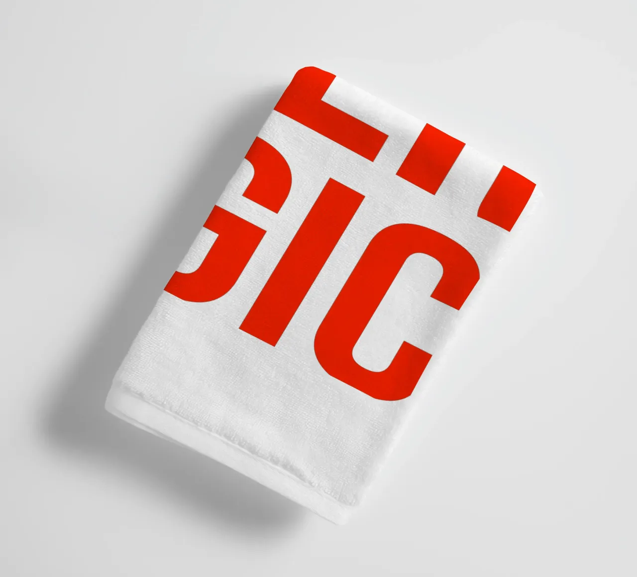 OVER Series- bold letters, brave values (5 colors) asciugamano da bagno da OVER SERIES