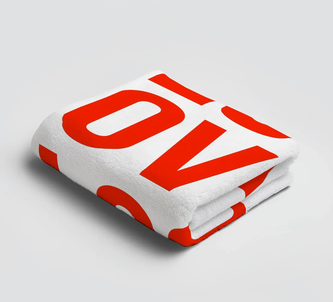 OVER Series- bold letters, brave values (5 colors) asciugamano da bagno da OVER SERIES