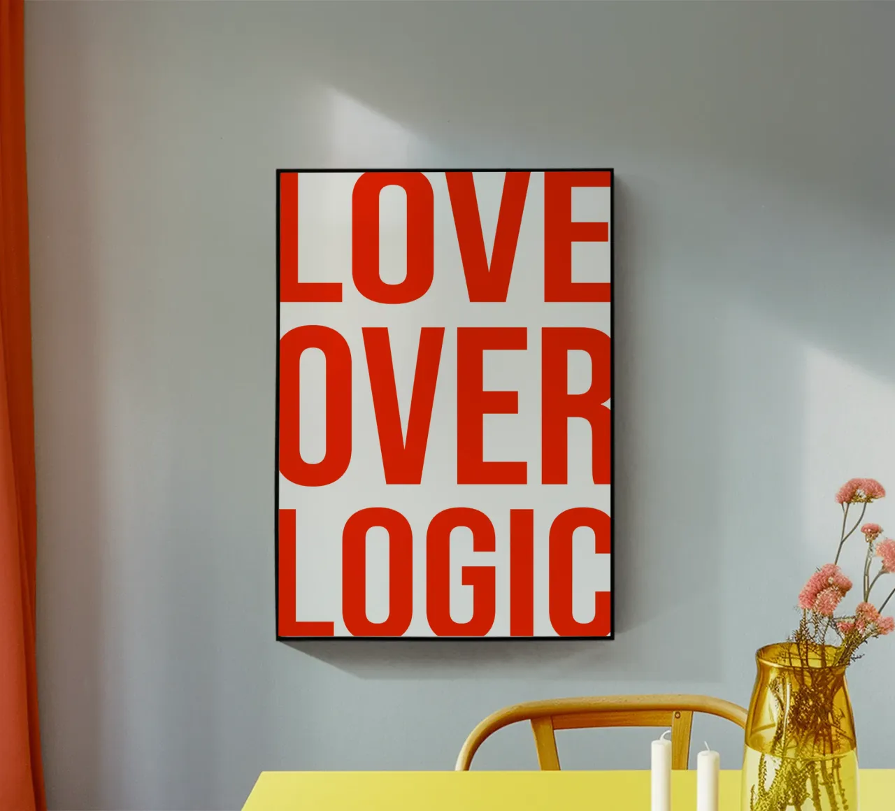 OVER Series- bold letters, brave values (5 colors) plexiglass da OVER SERIES