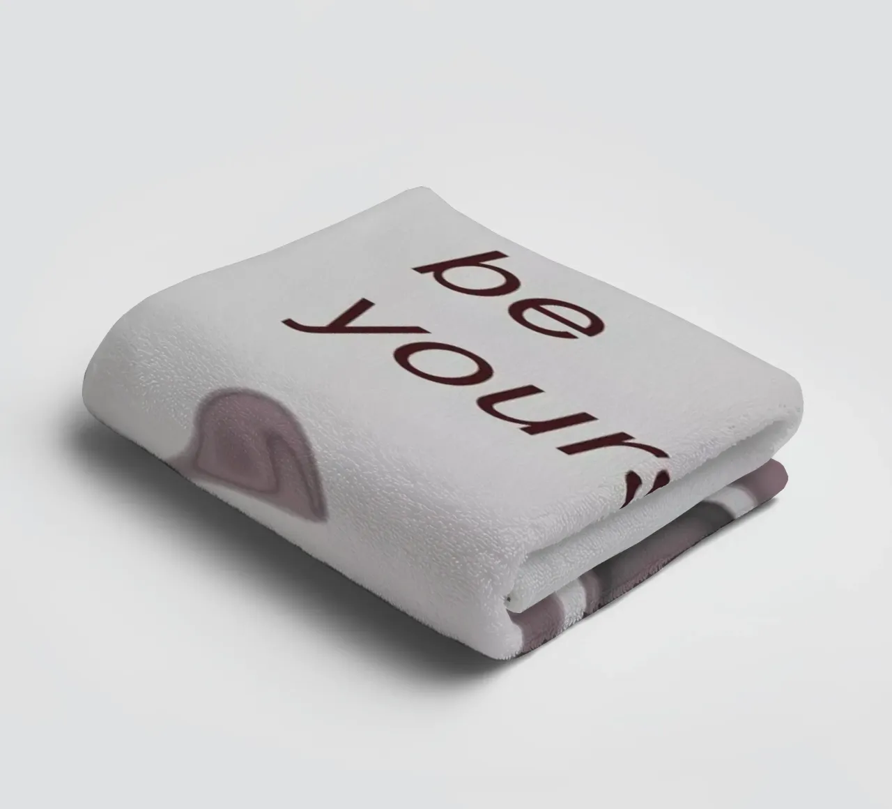 Abstraktes Muster in schwarz weiß. Mit einem Spruch. asciugamano da bagno da Something for you