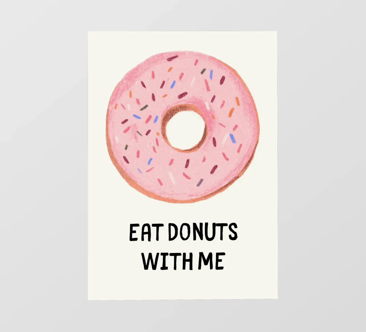 Eat donuts with me pellicola backlit da PinkCandyWalls