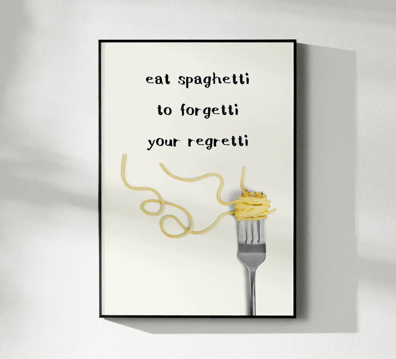 Eat spaghetti plexiglass da PinkCandyWalls