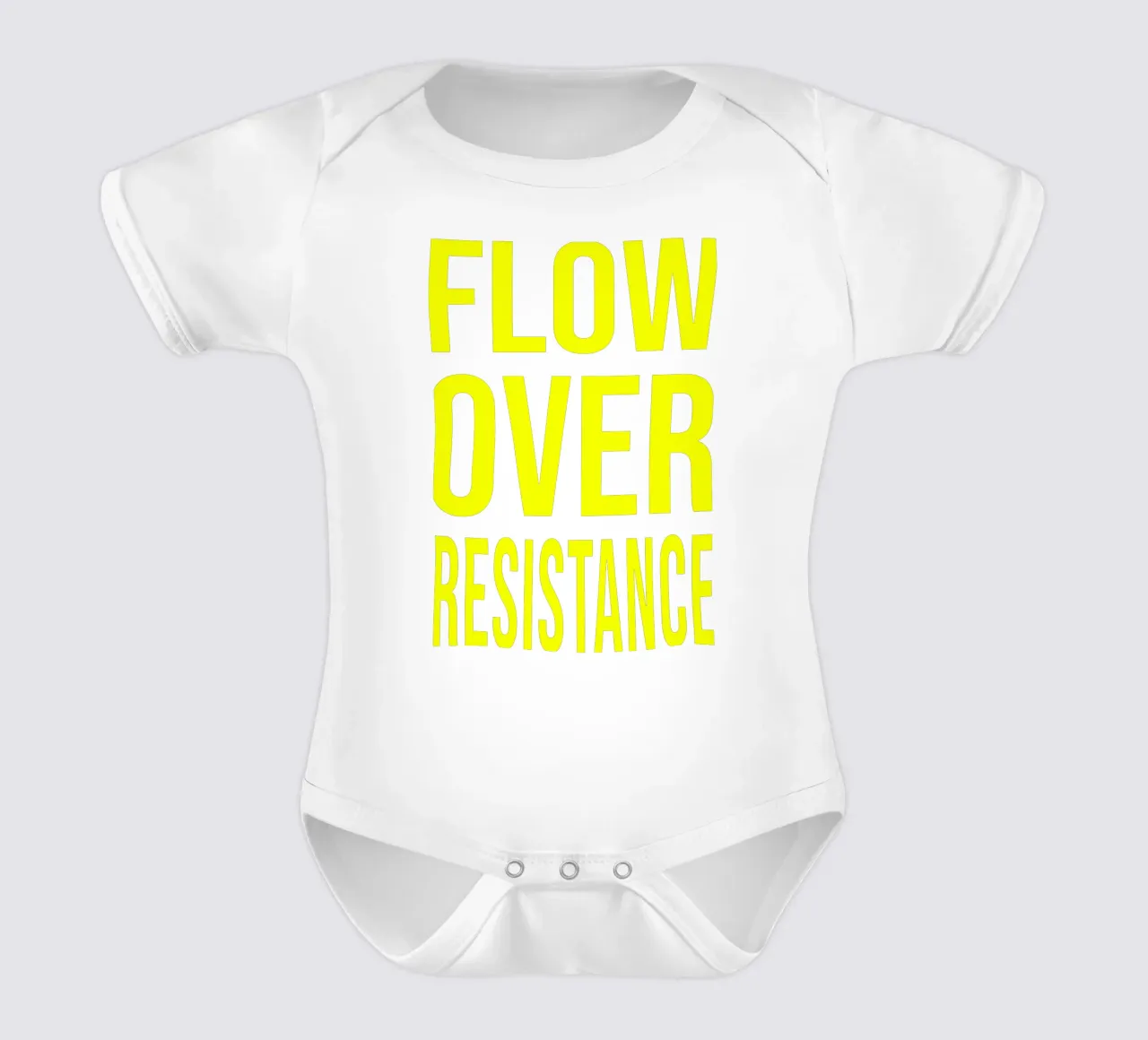 OVER Series- bold letters, brave values (5 colors) body neonato maniche corte da OVER SERIES