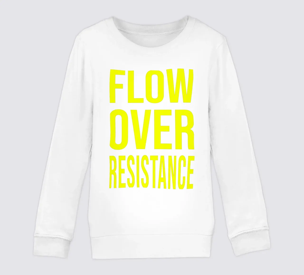 OVER Series- bold letters, brave values (5 colors) felpa bambino da OVER SERIES