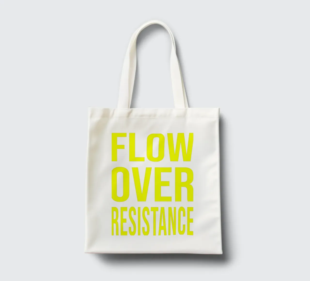 OVER Series- bold letters, brave values (5 colors) borsa in juta da OVER SERIES
