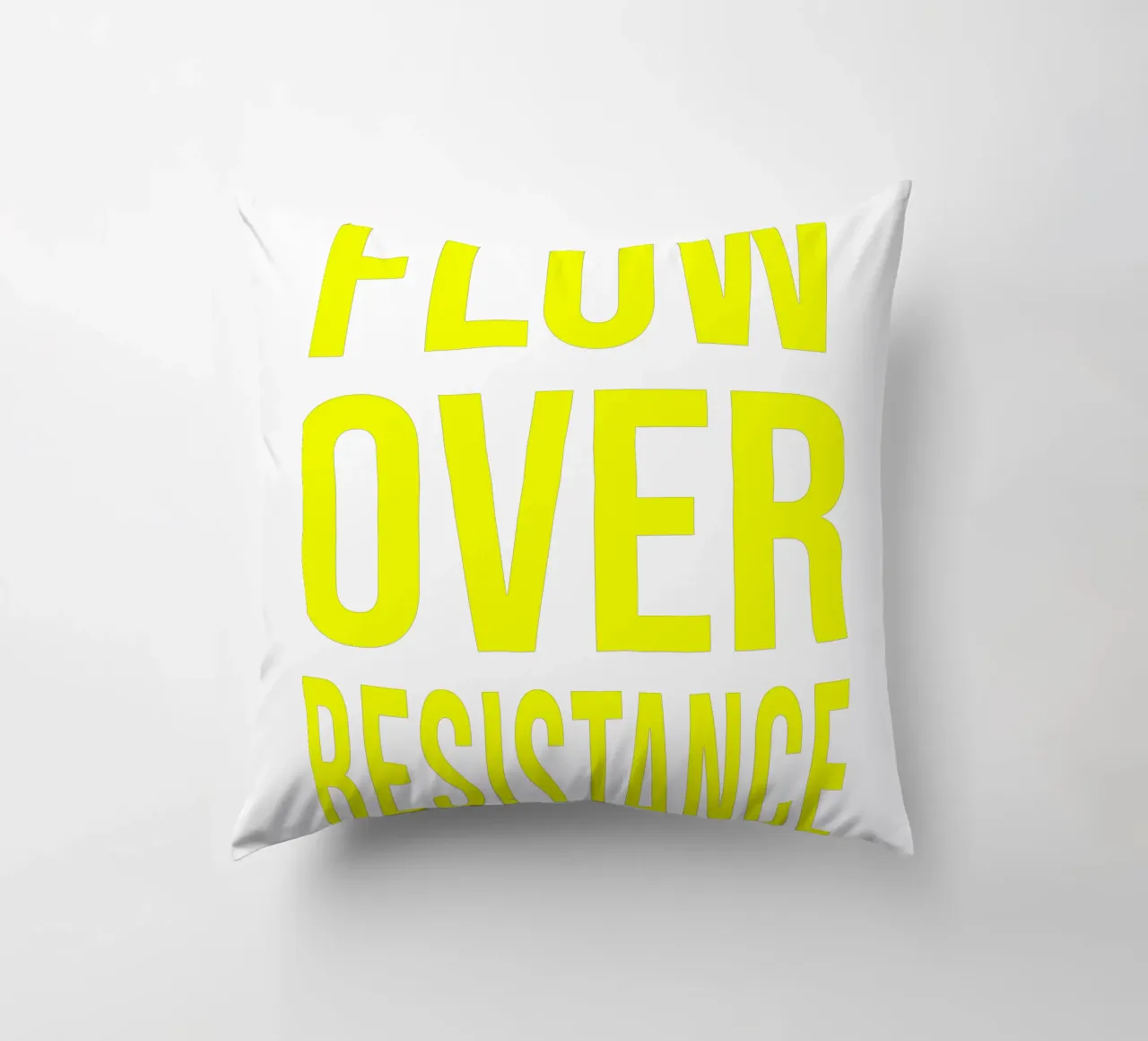 OVER Series- bold letters, brave values (5 colors) cuscino da OVER SERIES