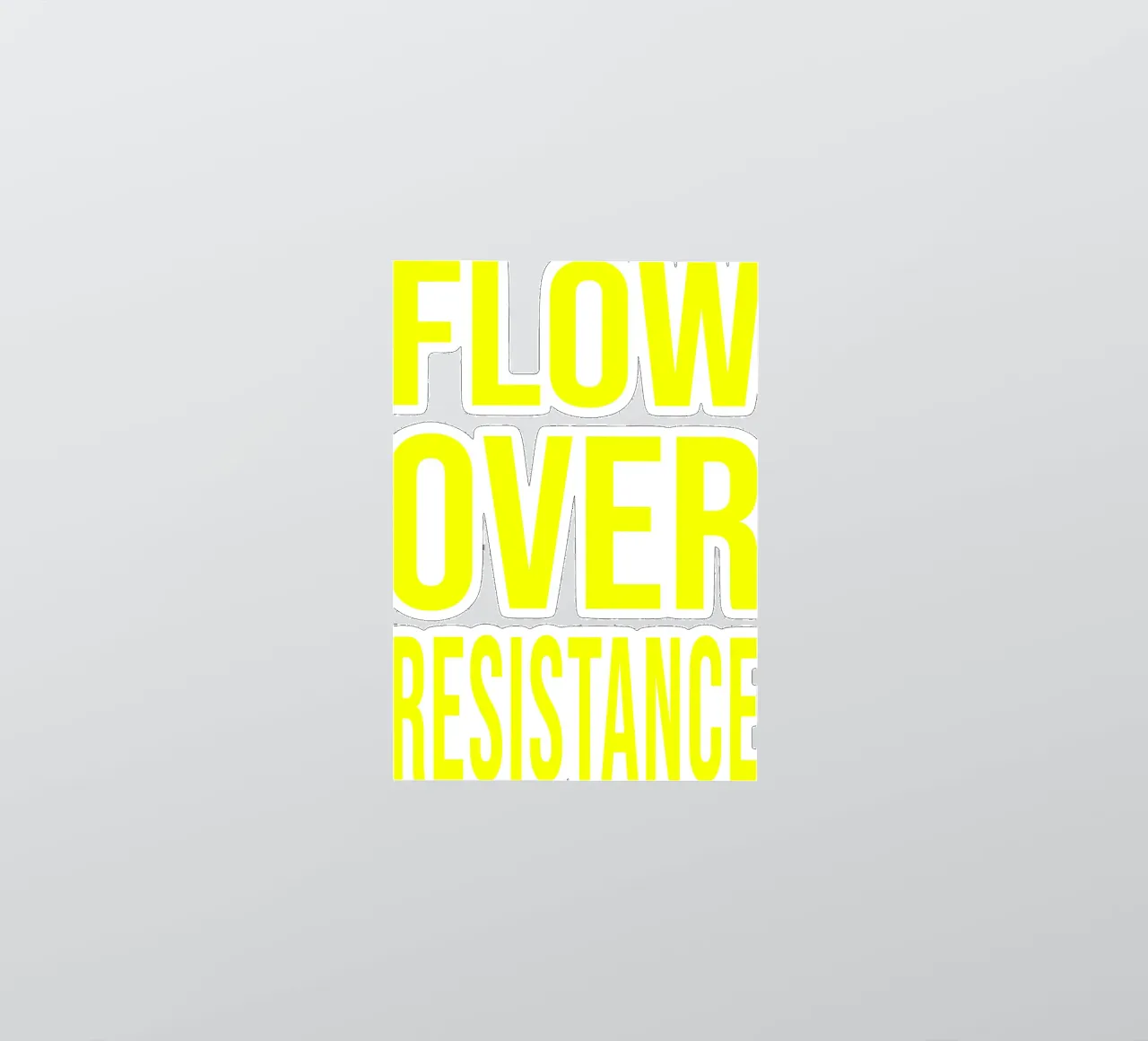 OVER Series- flow over resistance (5 colors) adesivo da OVER SERIES
