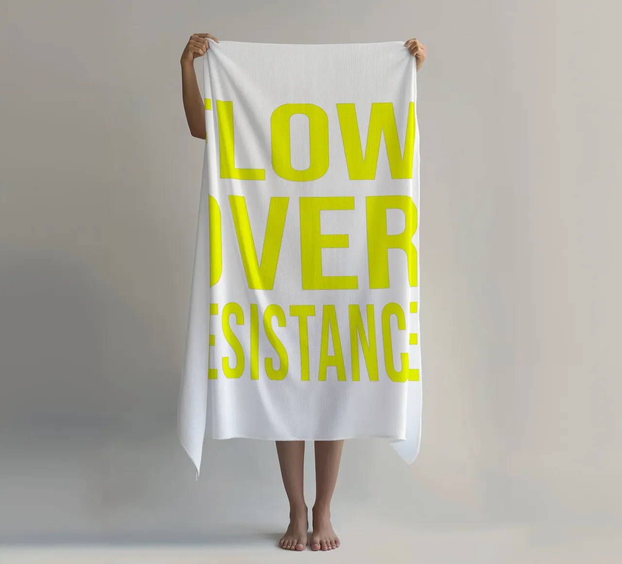 OVER Series- bold letters, brave values (5 colors) telo mare da OVER SERIES