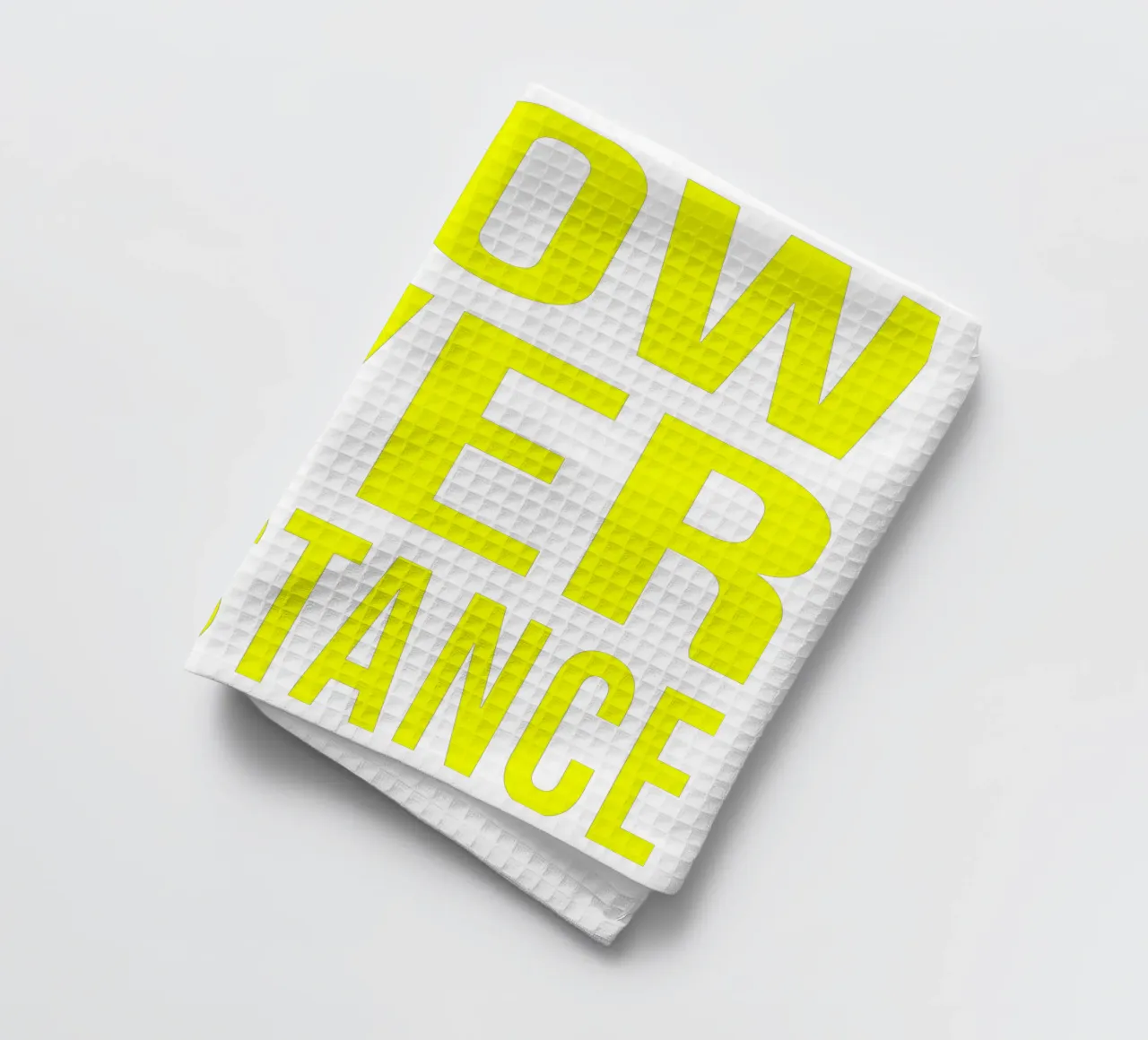 OVER Series- bold letters, brave values (5 colors) canovaccio da cucina da OVER SERIES