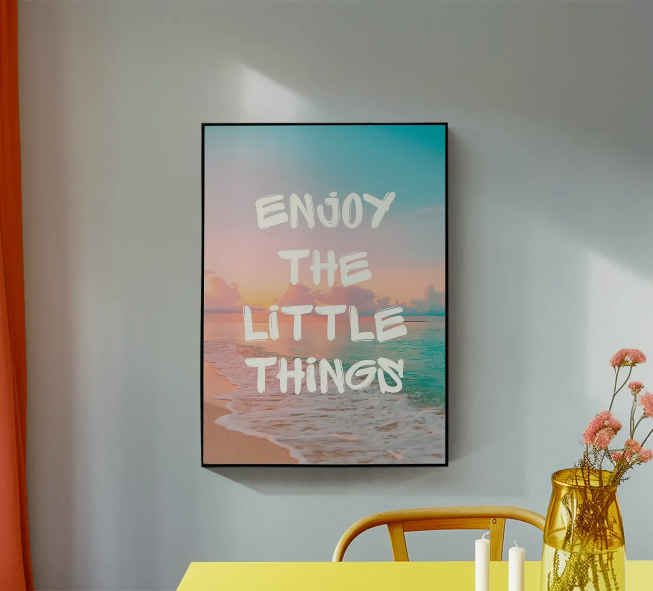 Enjoy the little things plexiglass da PinkCandyWalls