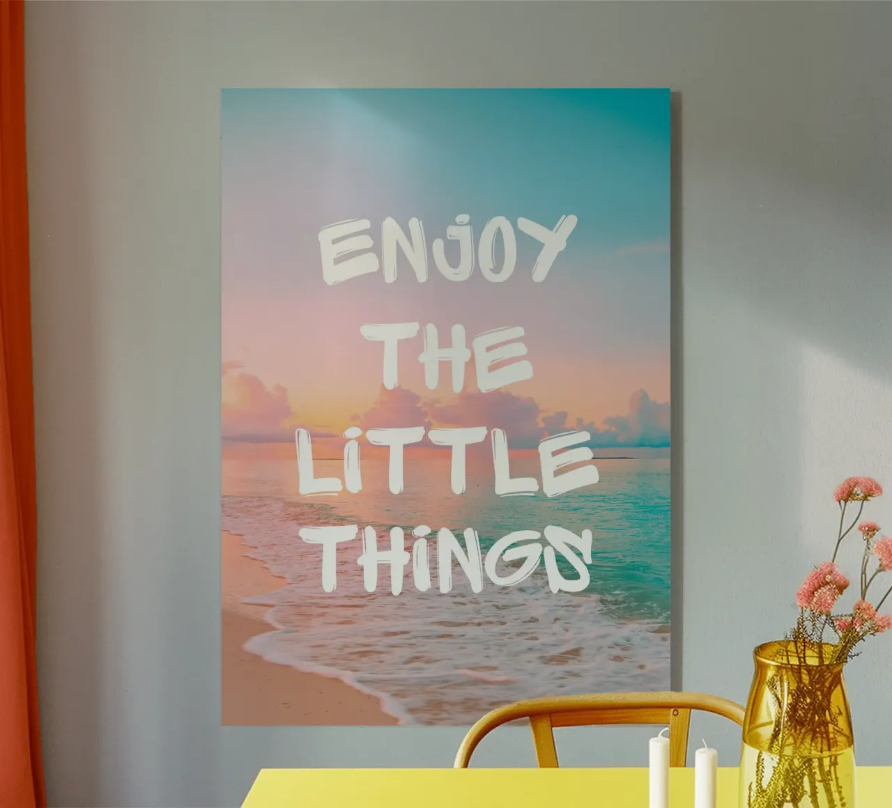 Enjoy the little things plexiglass da PinkCandyWalls