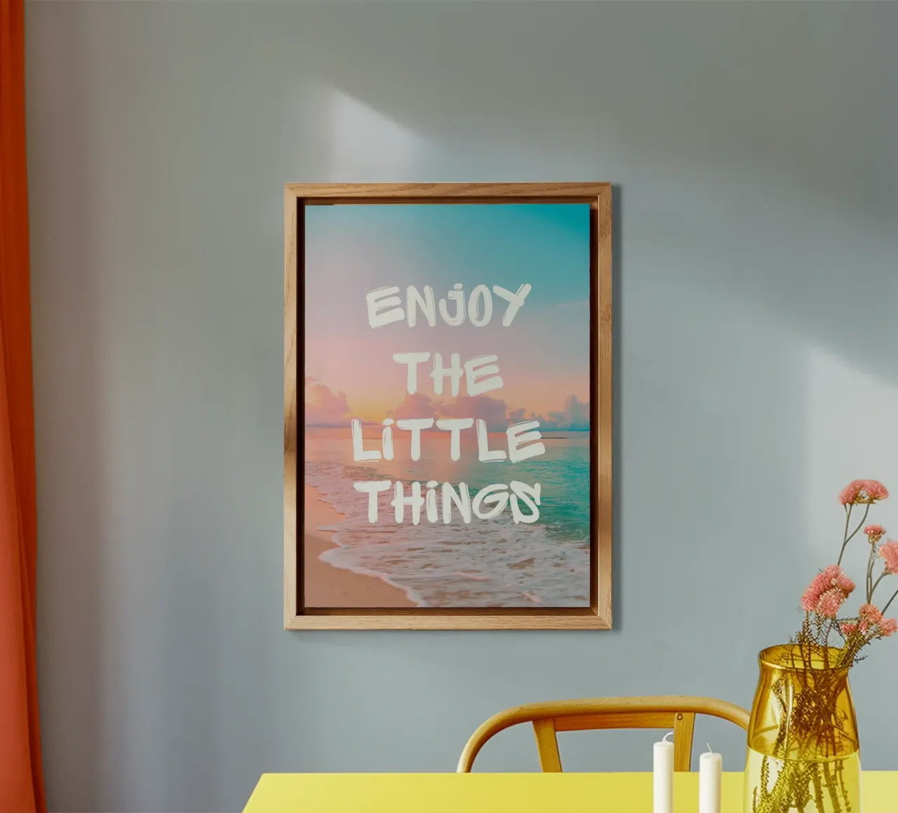 Enjoy the little things alluminio dibond da PinkCandyWalls