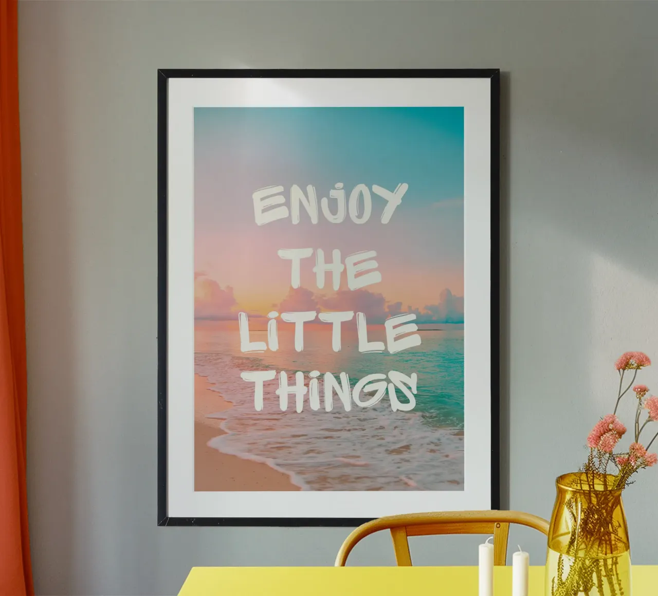 Enjoy the little things carta hahnemühle da PinkCandyWalls