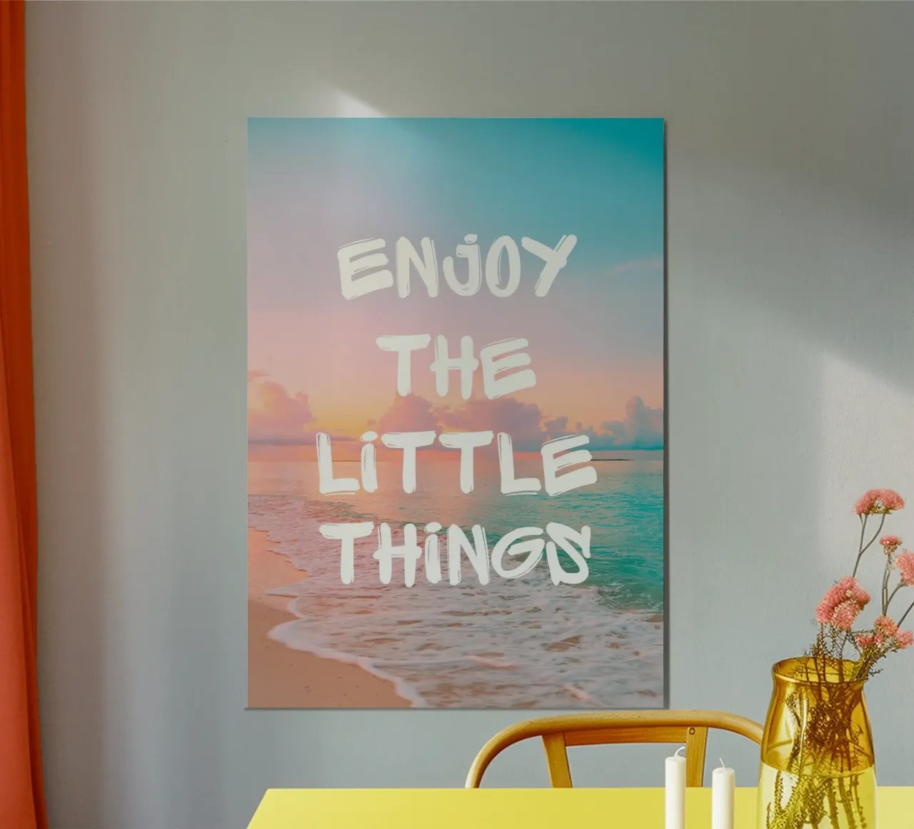 Enjoy the little things carta hahnemühle da PinkCandyWalls