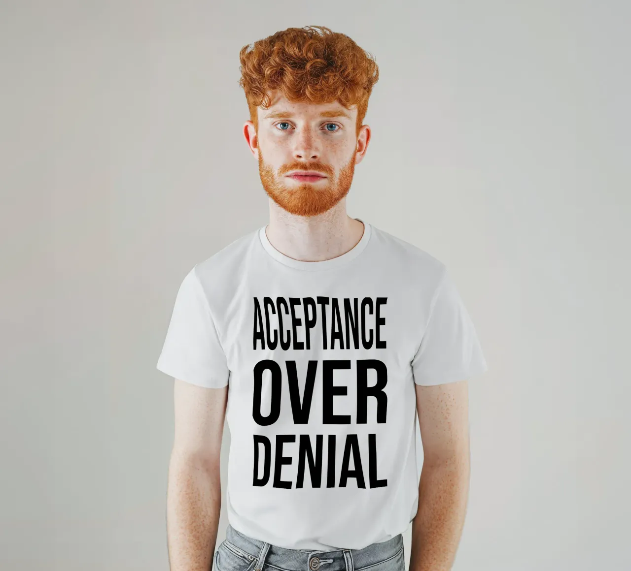 OVER Series- bold letters, brave values (5 colors) t-shirt da OVER SERIES