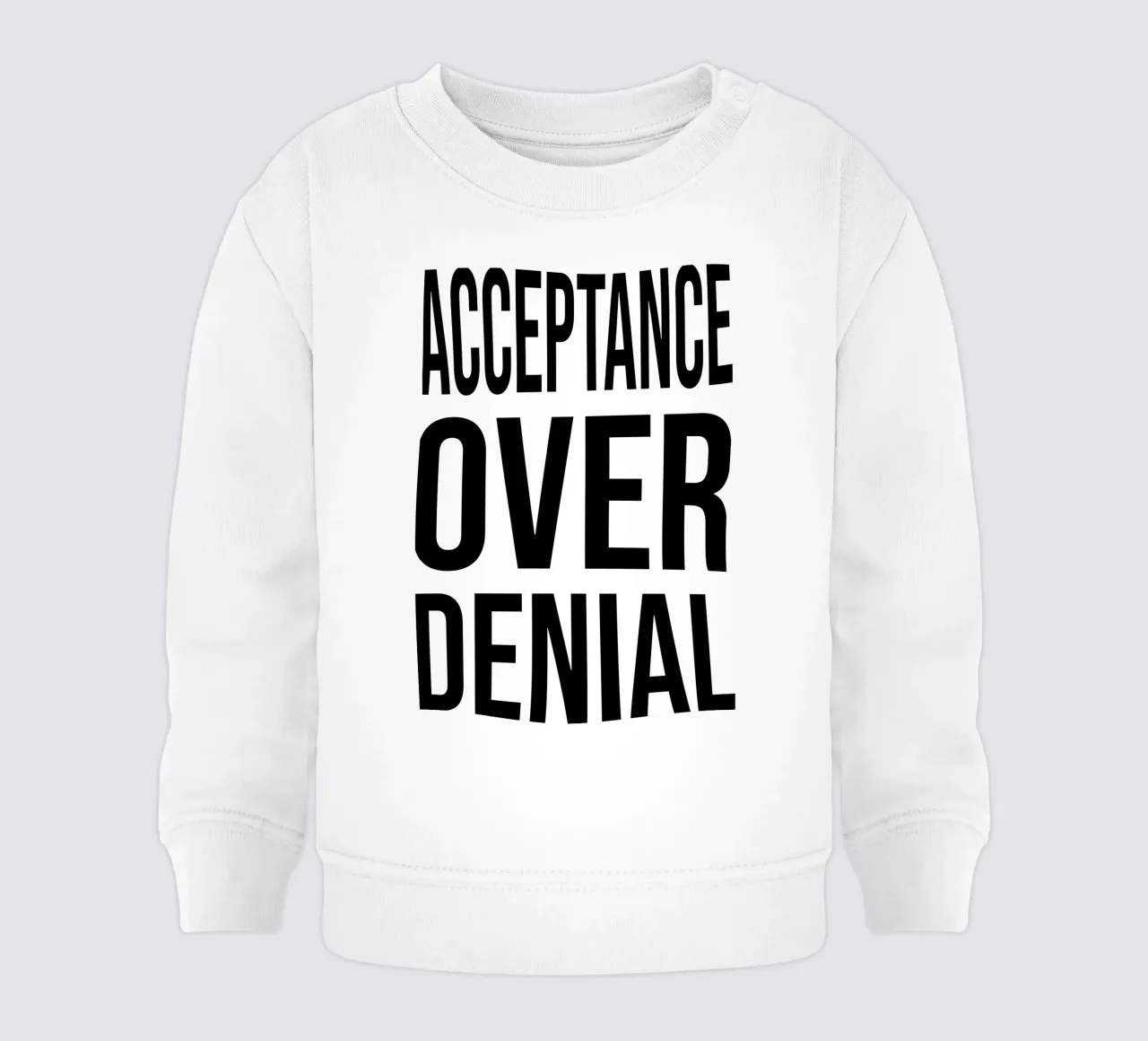 OVER Series- bold letters, brave values (5 colors) felpa neonato da OVER SERIES