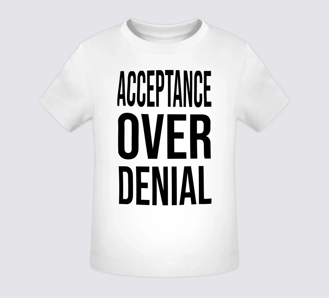 OVER Series- bold letters, brave values (5 colors) maglietta neonato da OVER SERIES