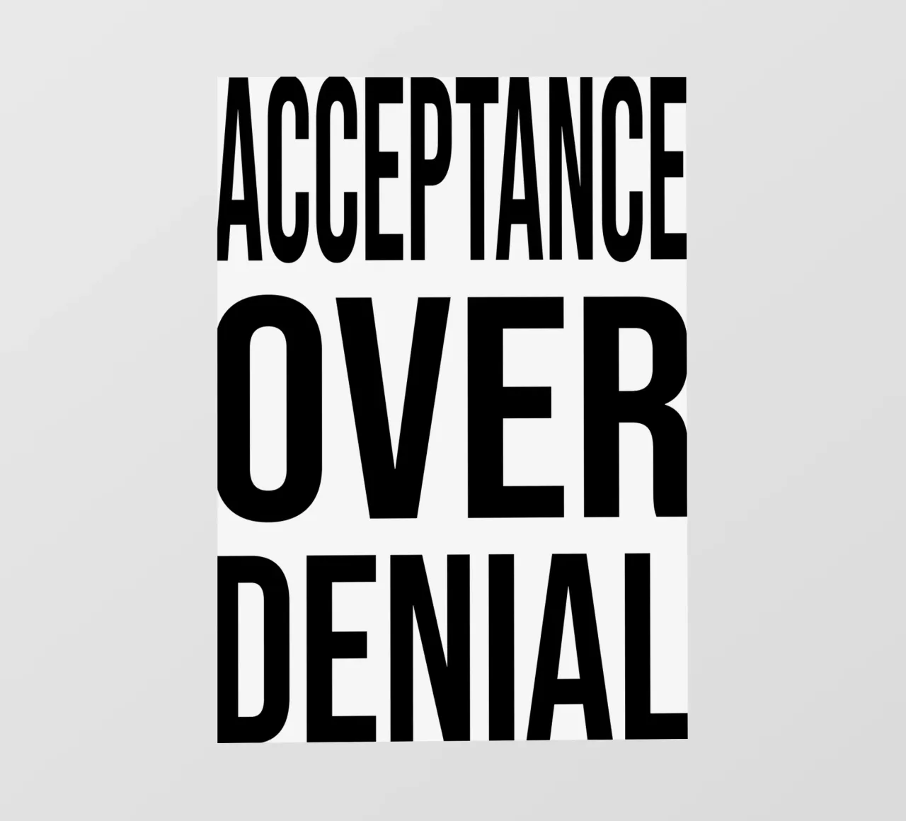OVER Series- bold letters, brave values (5 colors) pellicola backlit da OVER SERIES