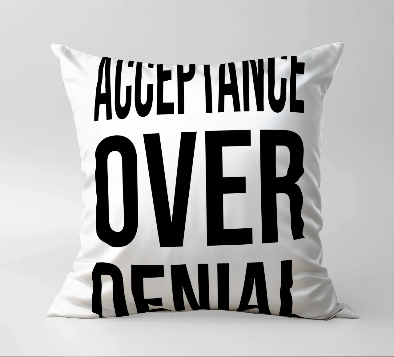 OVER Series- bold letters, brave values (5 colors) cuscino da OVER SERIES