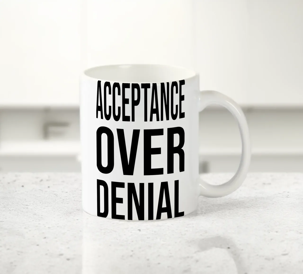 OVER Series- bold letters, brave values (5 colors) tazza in ceramica da OVER SERIES